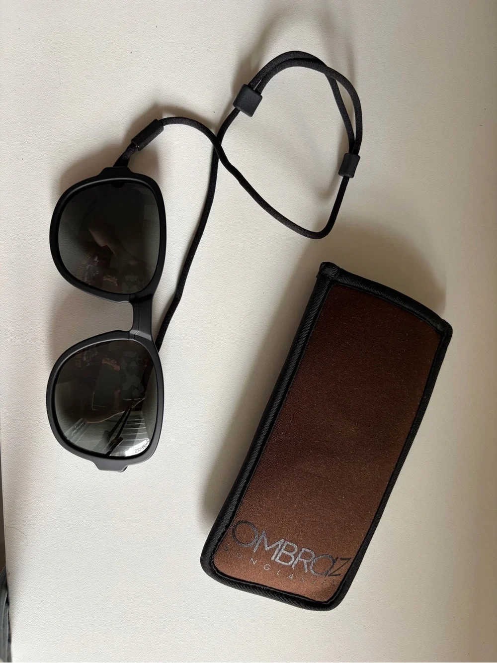 Ombroz Teton Sunglasses in Neoprene Pouch
